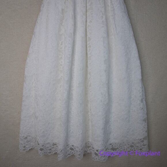 New!  Express Bridal Lace Strapless Sweetheart Dress, size 2 - Picture 5 of 16